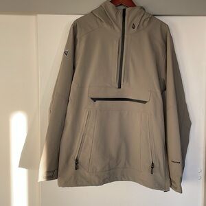 Volcom Men's Brighton Pullover Anarok Hooded Snowboard Jacket Size Medium